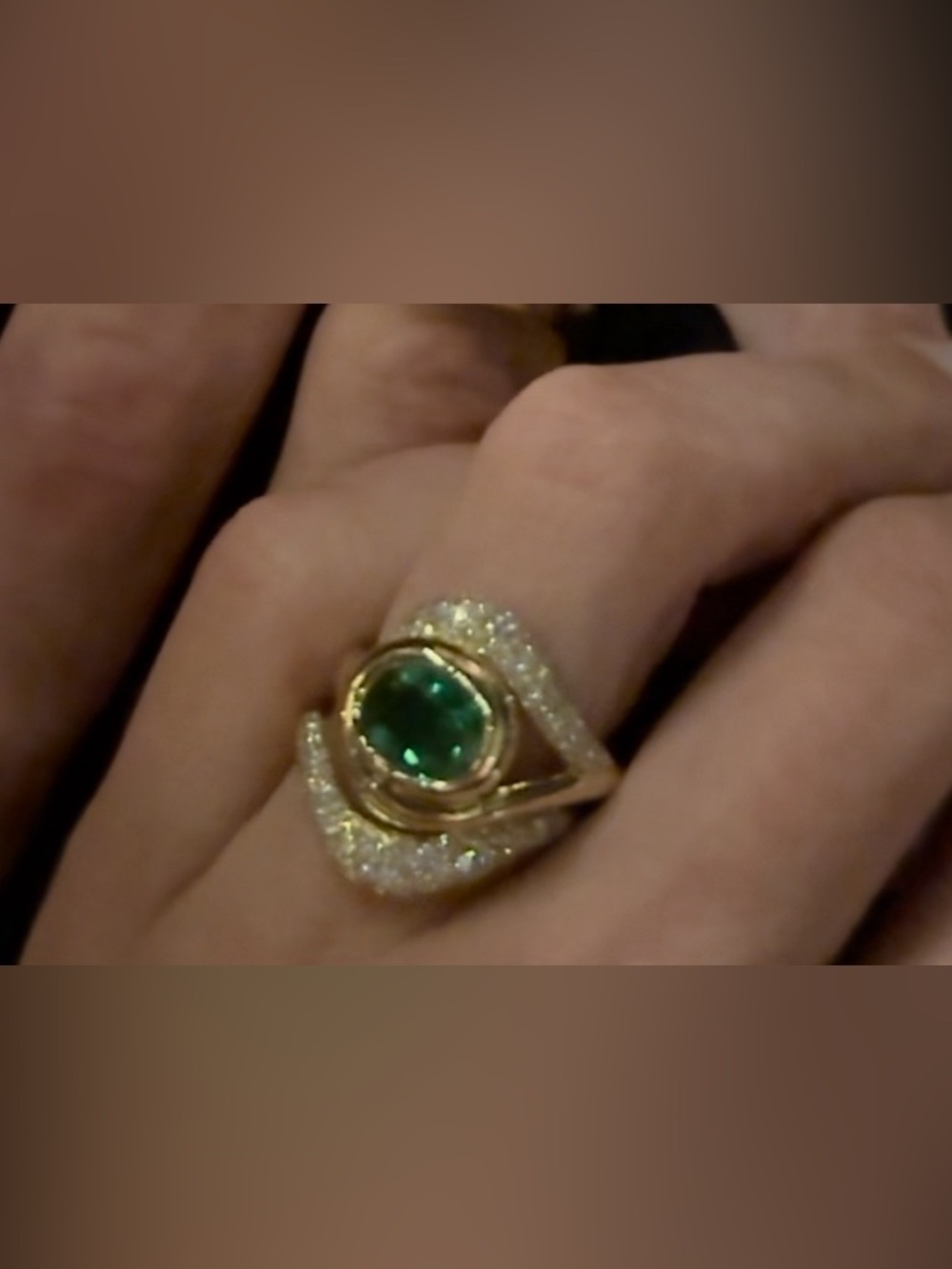 Logan Hollowell Enigma Pavé Diamond Band - Gold and White